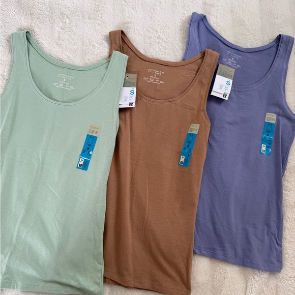 Primark Tops - Primark Women’s Green, Brown and Purple Tank Tops.